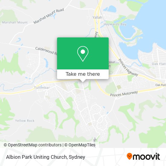 Albion Park Uniting Church map