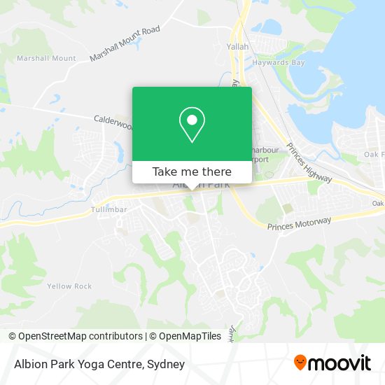 Albion Park Yoga Centre map