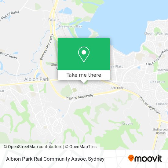 Albion Park Rail Community Assoc map