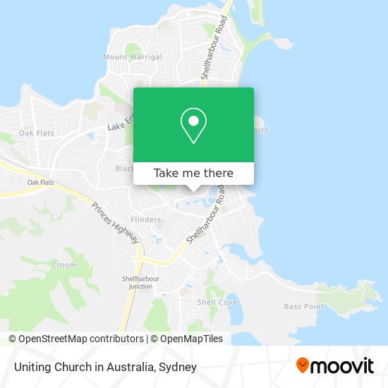 Mapa Uniting Church in Australia