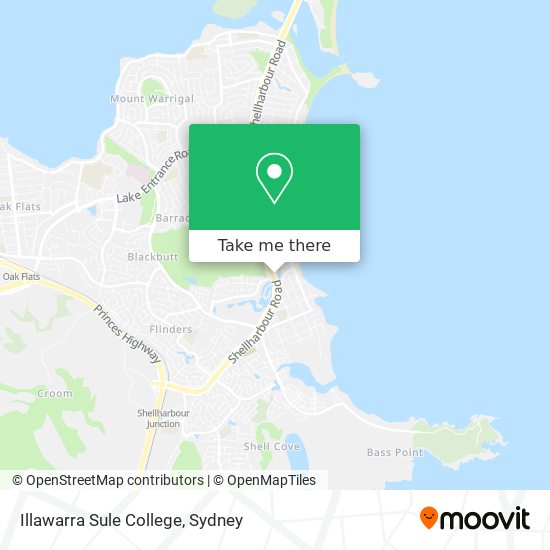 Mapa Illawarra Sule College