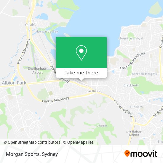Mapa Morgan Sports
