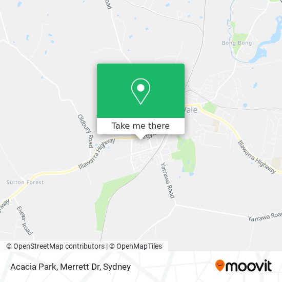 Acacia Park, Merrett Dr map