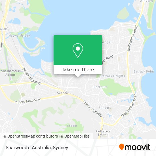 Sharwood's Australia map