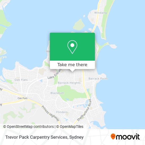 Trevor Pack Carpentry Services map