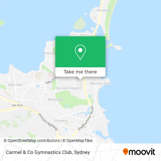 Carmel & Co Gymnastics Club map
