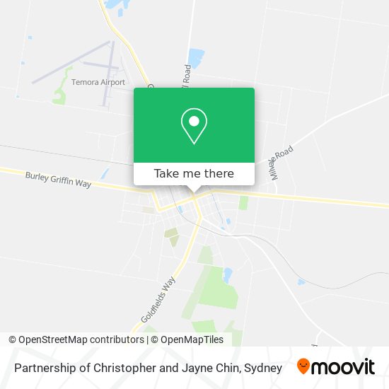 Partnership of Christopher and Jayne Chin map