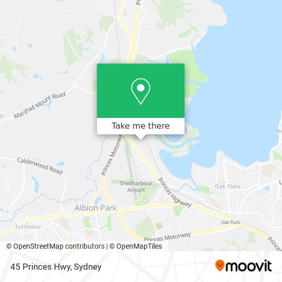 Mapa 45 Princes Hwy