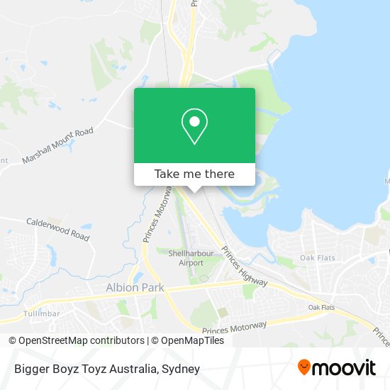 Bigger Boyz Toyz Australia map