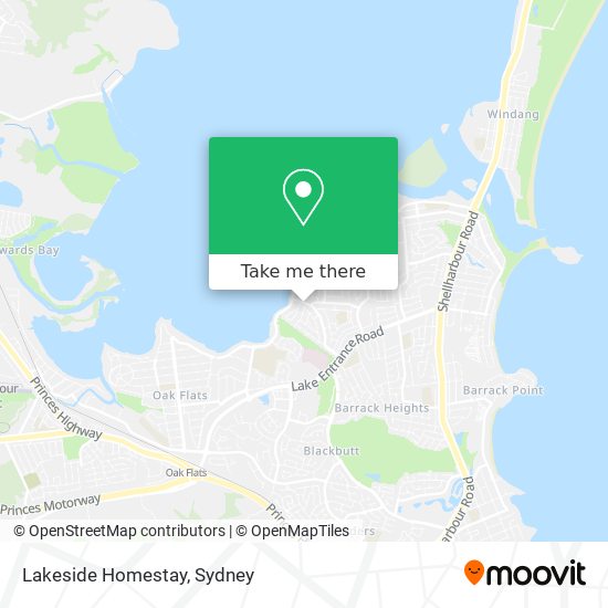 Lakeside Homestay map