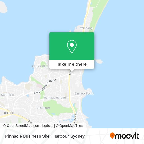 Pinnacle Business Shell Harbour map