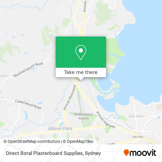 Direct Boral Plasterboard Supplies map