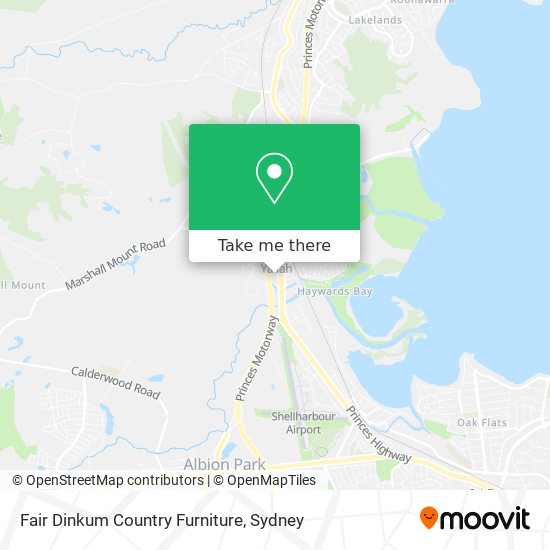 Fair Dinkum Country Furniture map