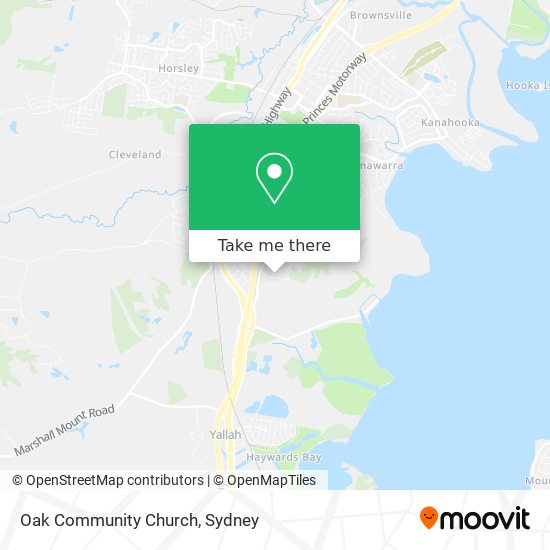 Mapa Oak Community Church