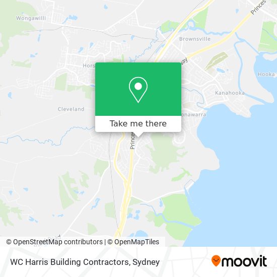 Mapa WC Harris Building Contractors