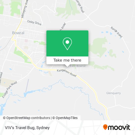 VIV's Travel Bug map