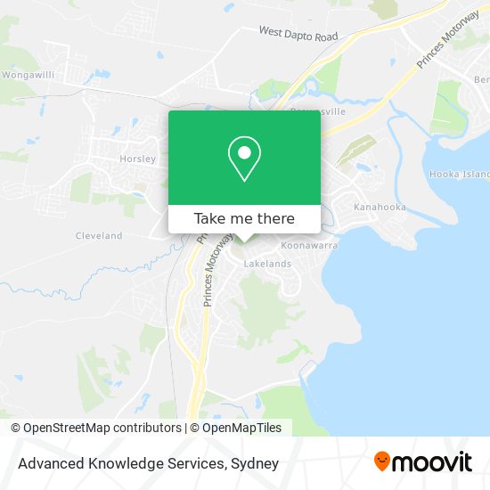 Advanced Knowledge Services map