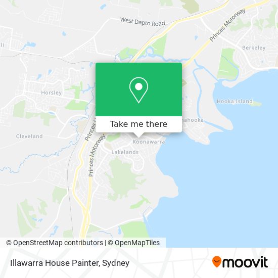 Illawarra House Painter map