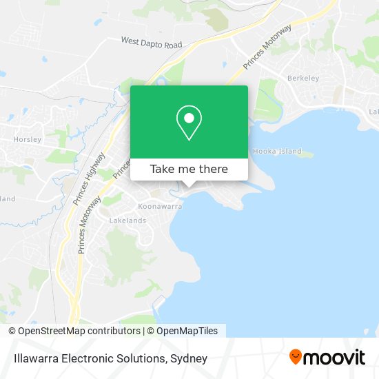 Mapa Illawarra Electronic Solutions