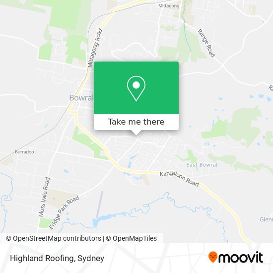 Highland Roofing map