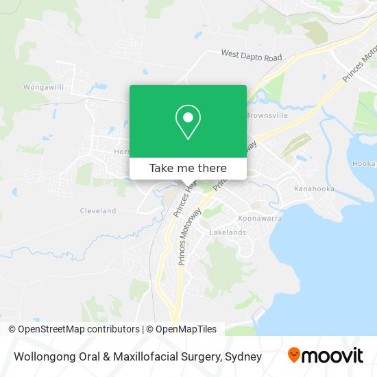 Mapa Wollongong Oral & Maxillofacial Surgery
