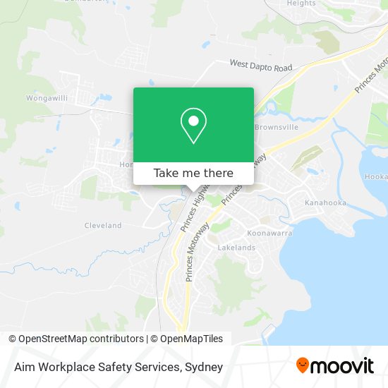 Aim Workplace Safety Services map