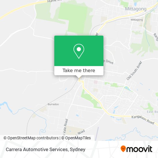 Carrera Automotive Services map