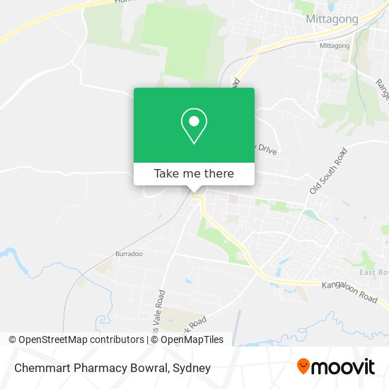 Chemmart Pharmacy Bowral map