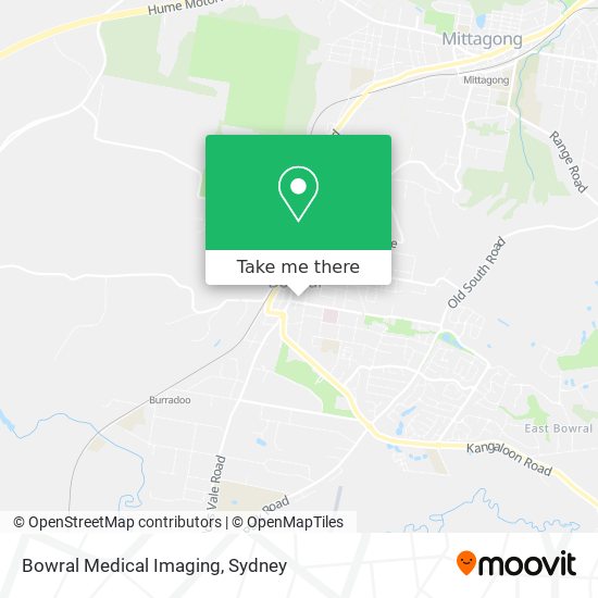 Bowral Medical Imaging map