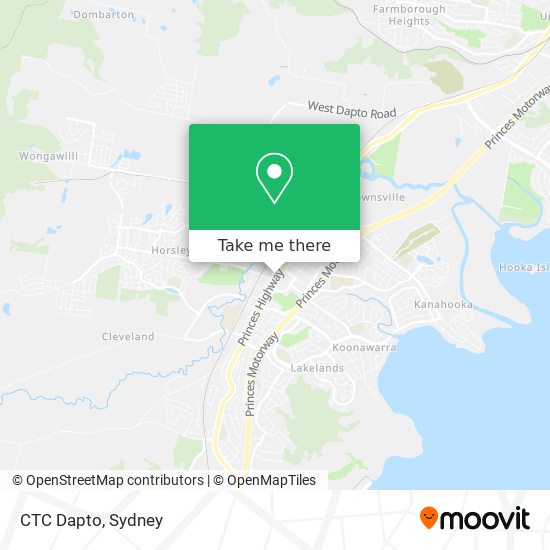 CTC Dapto map