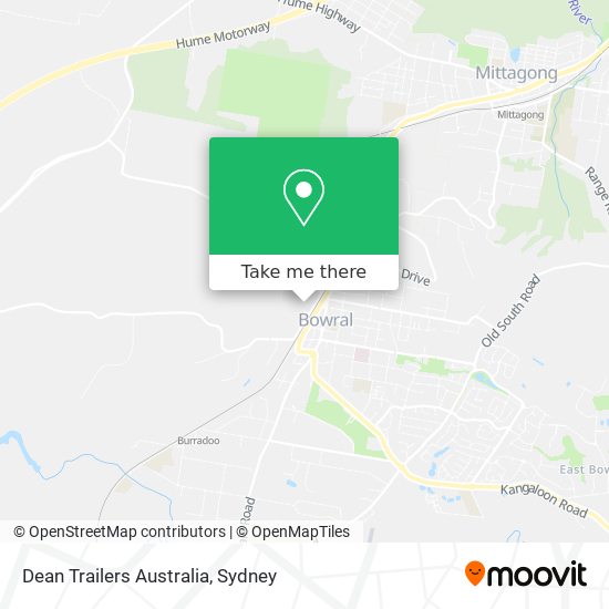 Dean Trailers Australia map