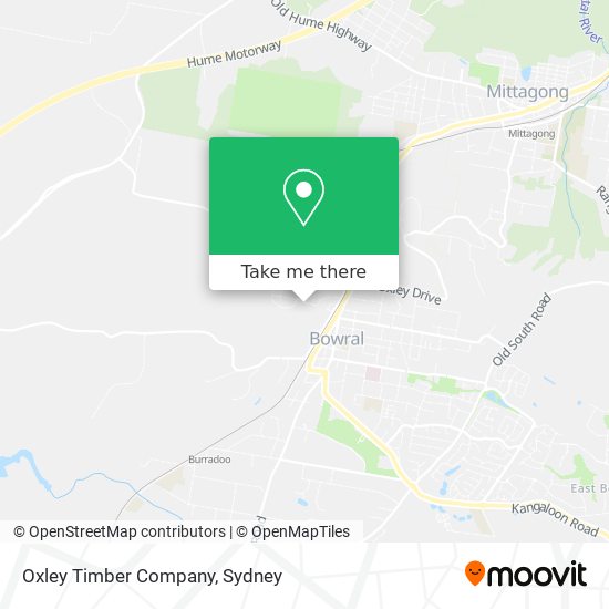 Mapa Oxley Timber Company