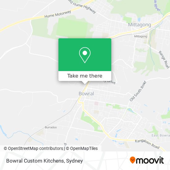 Bowral Custom Kitchens map