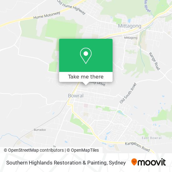 Mapa Southern Highlands Restoration & Painting