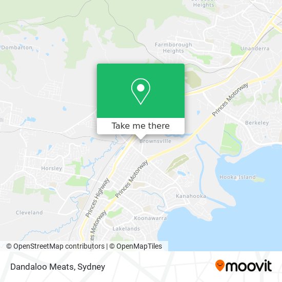 Dandaloo Meats map