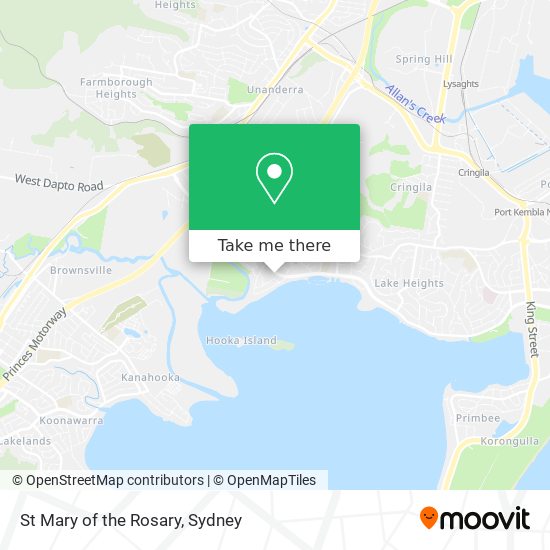 St Mary of the Rosary map