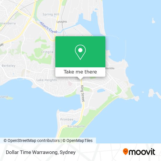 Dollar Time Warrawong map