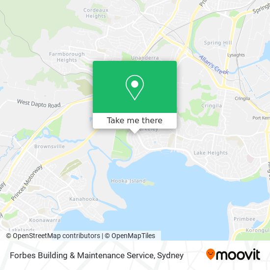 Forbes Building & Maintenance Service map