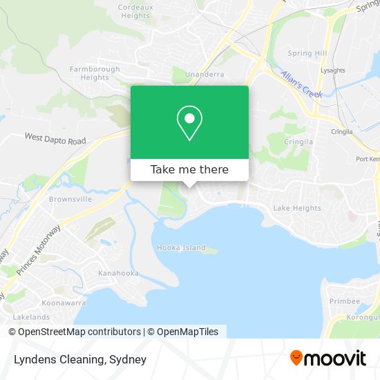 Lyndens Cleaning map