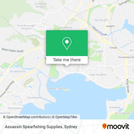 Assassin Spearfishing Supplies map