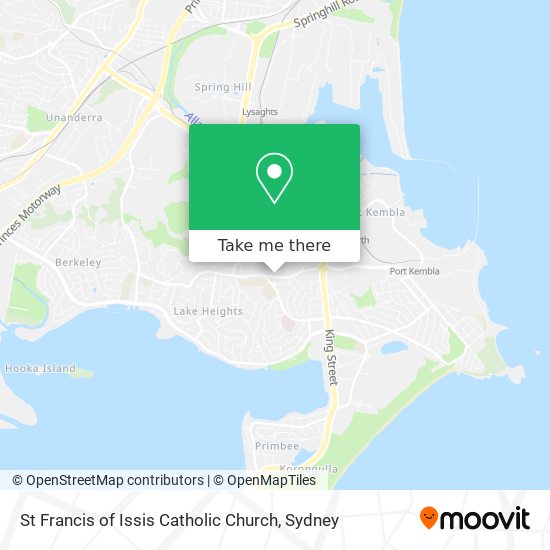 St Francis of Issis Catholic Church map