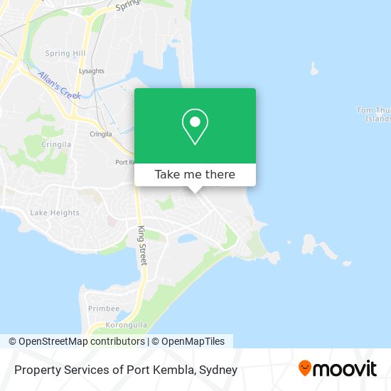 Property Services of Port Kembla map