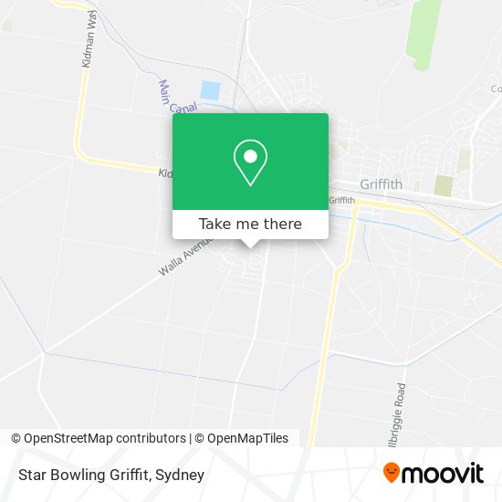 Star Bowling Griffit map