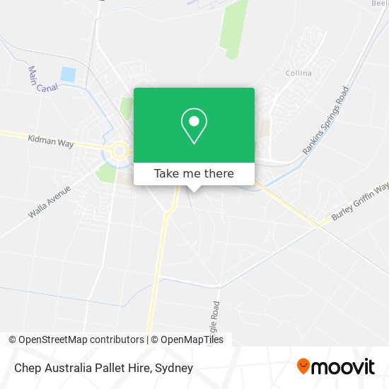 Mapa Chep Australia Pallet Hire
