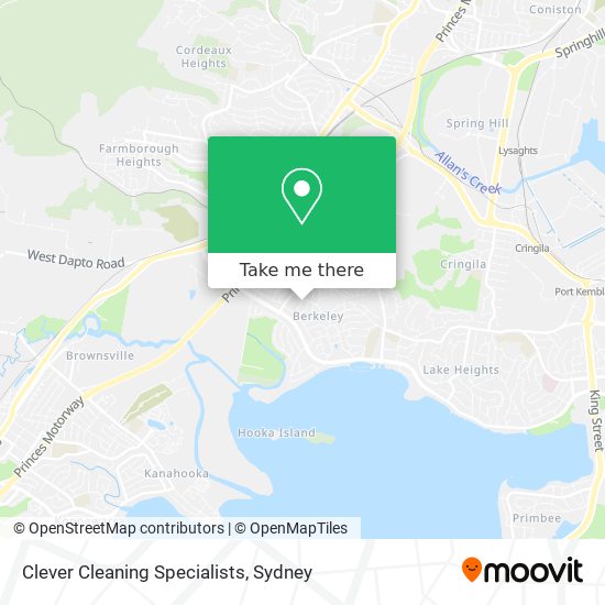 Clever Cleaning Specialists map
