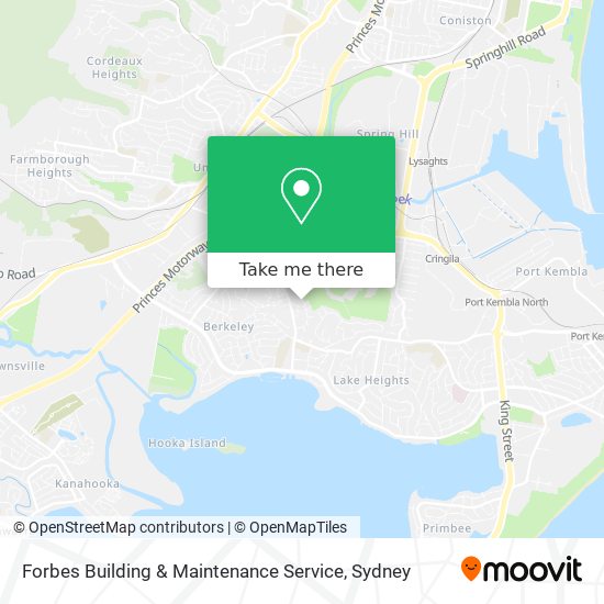 Forbes Building & Maintenance Service map