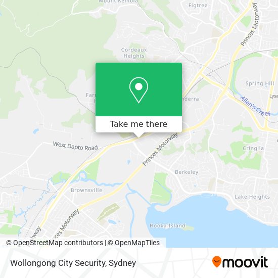 Wollongong City Security map