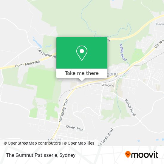The Gumnut Patisserie map