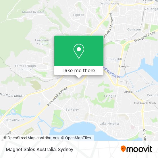 Mapa Magnet Sales Australia