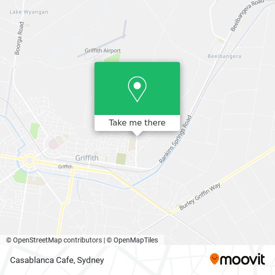 Casablanca Cafe map